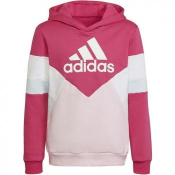 Sudadera Adidas Colorblock Fleece Niña Pink