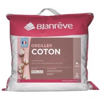 Almohada de algodón Blanreve Blanco 60 x 60 cm