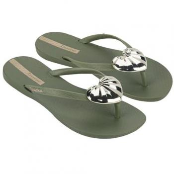 Chanclas Ipanema Maxi Fashion III Verde/Dorado para Mujer, Talla 39 EU