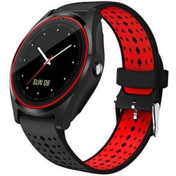 Muvit I/O MIOSMW011 - Reloj de Actividad y sueño, Color Negro y Rojo