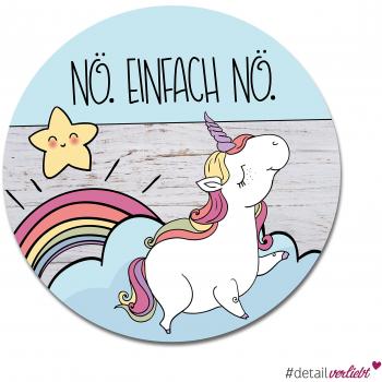 Detalle Pájaros. Un zauberhaftes Unicornio Alfombrilla de ratón con Base Antideslizante, DV _ 221 – Alfombrilla de ratón,, ordenador, accesorios, unicornio, nubes, estrellas, para ratón, Arco Iris, base, PC # detailverliebt