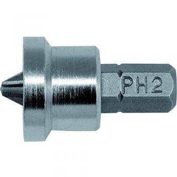 Punta de Destornillador YATO YT-7980 PH2 con Limitador para Placas de Yeso, 1/4 x 25mm, 20 Piezas