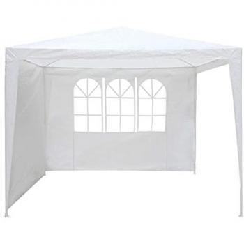 Lona Blanca Impermeable para Carpa de Recepción - Partición para Gazebo - 1,9 x 2,9 m