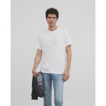 Camiseta logo letras blanco para Hombre