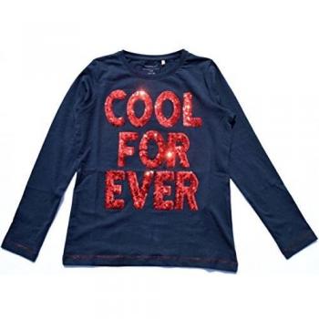 NAME IT Camiseta Manga Larga NIÑA KANOR - 122-128, Sky Captain