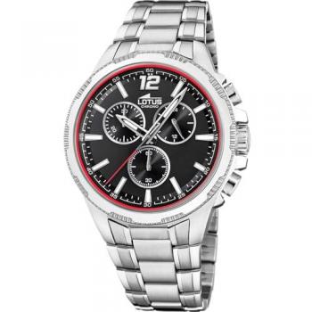 Reloj Lotus 18991/4 Cronógrafo Hombre Acero Inoxidable Plateado Correa de Acero Inoxidable