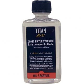 Barniz cuadros brillante 250ml TITAN Arts