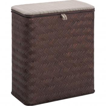 Gedy 22391900300 Cesto Contenedor para la Ropa, Wengé, 29x51x57 cm