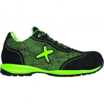 Exena Jerez - Calzado de protección laboral, talla 36, color verde y negro