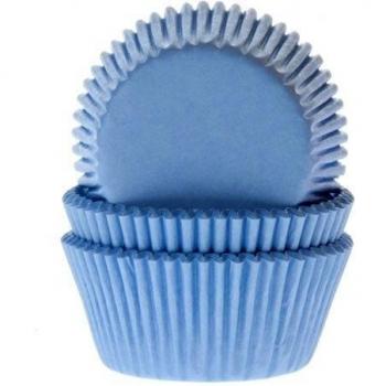Mini Cupcake Cases - Sky Blue