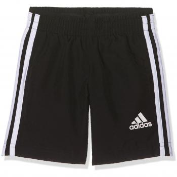 adidas Little Boys Woven Long Pantalón Corto, niños, Negro