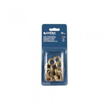 Kit de 12 sets de ojetes de 10 mm