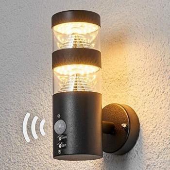 Lámpara de pared exterior con sensor LED Lanea de Lindby