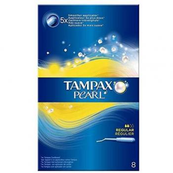 TAMPON TAMPAX PEARL REGULAR 8 - 6 cajas