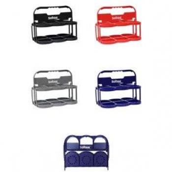 Portabotellas Plegable Deluxe Azul para 6 Botellas