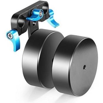 Neewer Shoulder Rig de Aleación de Aluminio 2.1kg Contrapeso Removible Contador Extraíble para Equilibrar el Aparejo de Montaje en el Hombro que se Adapta a las Barras de 15mm