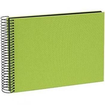 Goldbuch Bella Vista-Álbum de Fotos con Espiral, 40 páginas, Lino Papel, Verde