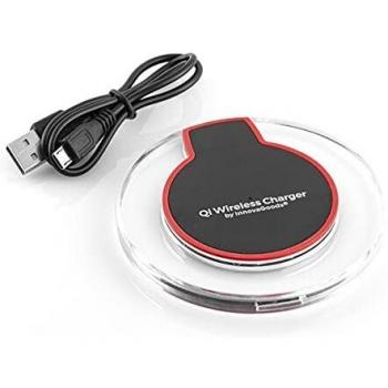 InnovaGoods IG813239 - Cargador inalámbrico Qi para Smartphones