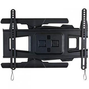 Soporte de Pared Ultra Delgado B-Tech para Pantalla Plana con Brazo Doble, Inclinación y Giro (Hasta 65, 36 kg, VESA 600x400mm)
