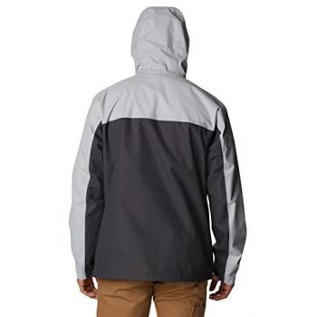 Columbia Men's Hikebound™ Lightweight Hooded Jacket - Grey/Black