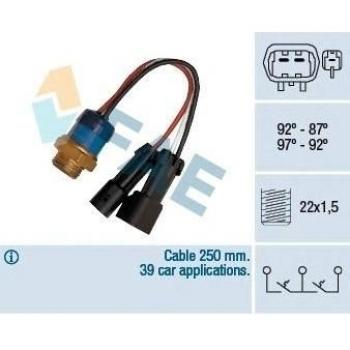 FAE 38090 interruptor de temperatura, ventilador del radiador