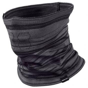 REV'IT! Braga de Cuello Caspian Negro-Gris - Calentador de cuello, un tamaño, color negro y gris