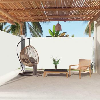 Toldo lateral retráctil 180x600 cm color crema