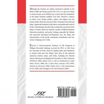 Israel en el Período Persa: Los Siglos Quinto y Cuarto a.C. (Serie de Enciclopedias Bíblicas de la Sociedad de Literatura Bíblica, Tomo 8) - Edición en Rústica
