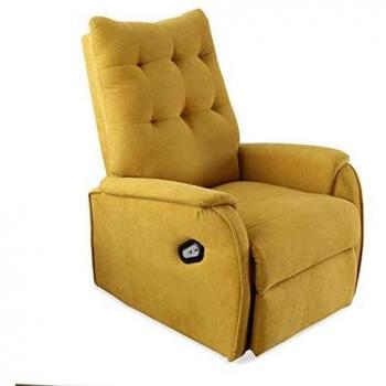 Adec Group Swing, Sillón Relax Elevador, Lift Levanta Personas, Butaca Descanso, Tapizado en Tejido Color Mostaza, Medidas: 70 cm