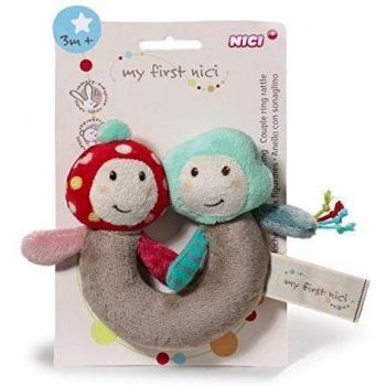 My First NICI - Sonajero de anillo con Maila la seta y Kobi el hombre nube