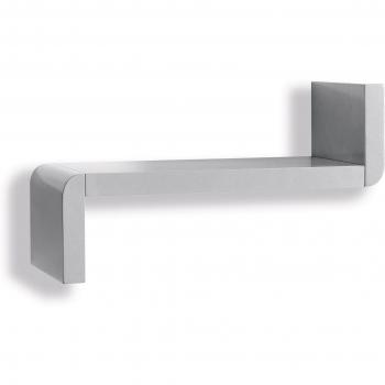 Alondra H560-G1400 - Balda-estante modular pequeña, color gris plata brillo