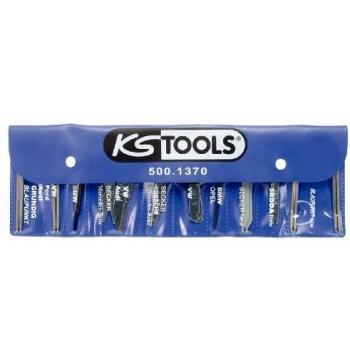 Kit herramientas desencastre KS Tools 500.1370, juego de desmontaje y montaje del sistema de navegación y radio, 18 piezas