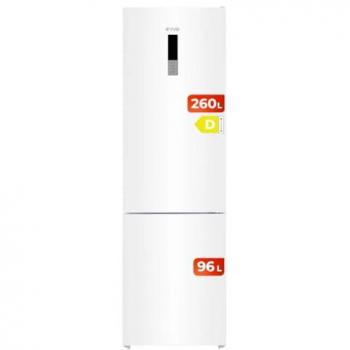 Frigorífico Combi EVVO F60 No Frost 356L, Motor Inverter, Clase D, Multi Air Flow, Luz LED, Panel Táctil Blanco