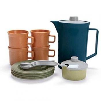 Dantoy Bio Coffee Set - 17 Piece Eco-Friendly Toy Tea Set