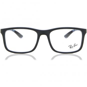 Ray-Ban Gafas Graduadas RX 8908 5196, montura de acetato color negro, lentes ópticos personalizados, estilo moderno y elegante, ajuste cómodo para uso diario