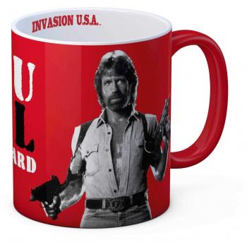 Taza de Cerámica Multicolor con Diseño de Chuck Norris 'See You in Hell' - SD Toys