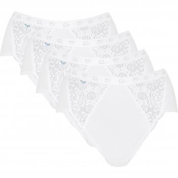 Sloggi Chic Midi Women's Briefs 4-Pack (White) Size 38