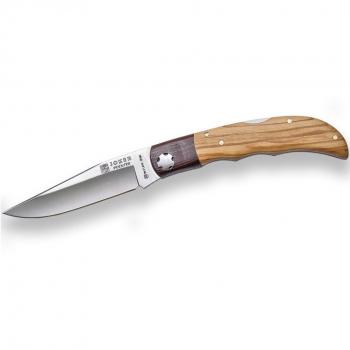 Navaja deportiva Joker Pointer NO119 con cachas de olivo, virola palisandro y hoja de 9,5 cm MOVA