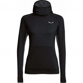 SALEWA Puez Melange Dry Sudadera, Mujer, Black out Melange, 44/38