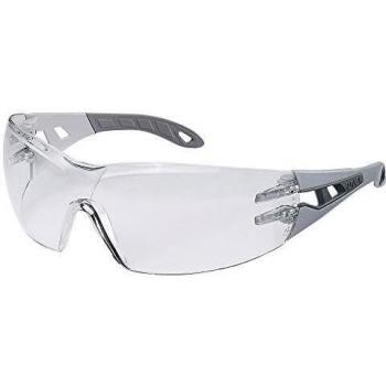 Uvex Pheos - Gafas de Seguridad - Protección Laboral - Antiarañazos y Antivaho - Transparentes