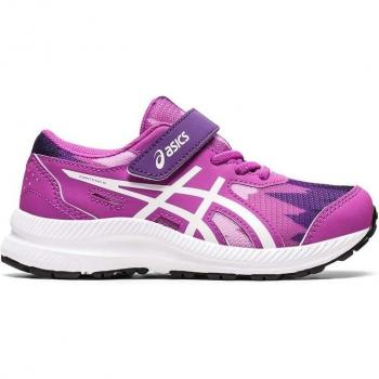 Asics Gel-Contend 8 PS Zapatillas Infantiles para Correr con Amortiguación, Diseño Transpirable y Suela de Tracción