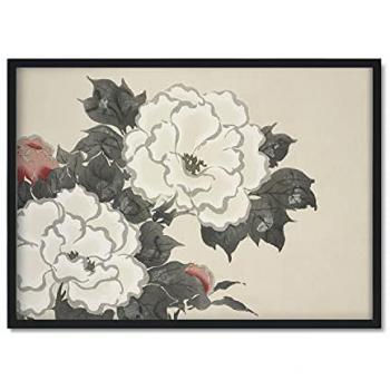 Lámina Rinpa 33 - Póster A3 con Ilustraciones Llamativas del Artista Japonés Kamisaka Sekka para Decoración de Interiores