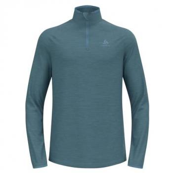 Camiseta técnica Odlo Essential Thermal de manga larga para hombre en color azul, talla XL