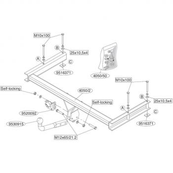 Enganche de remolque Brink Fijo 405000 - Tipo: Enganche de remolque, características: diseño fijo, compatible con vehículos específicos, capacidad de carga adecuada para remolques ligeros y medianos, fácil instalación, fabric
