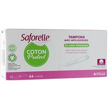 Saforelle Coton Protect 16 Tampons avec Applicateurs Normal