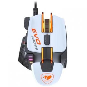 Raton Gaming Cougar 700M EVO Esports Óptico Cableado USB Tipo A 16000 DPI Ergonomico Blanco