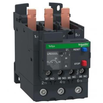 Relé de sobrecarga térmica Schneider Electric TeSys LRD332L, 1 NA + 1 NC, rango de corriente 23-32 A, Clase 20, dimensiones 123mm x 55mm x 123mm