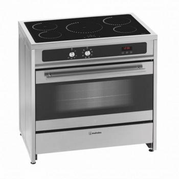 Cocina de Gas Meireles E913X 90 cm con 5 Zonas de Cocción en Acero Inoxidable