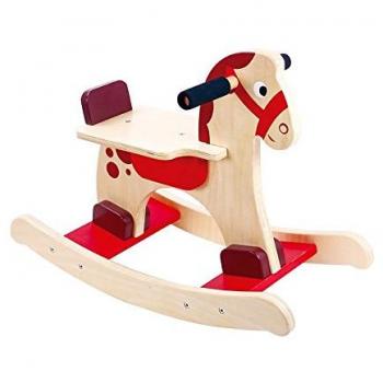 Tooky Toy - Caballito balancín de madera