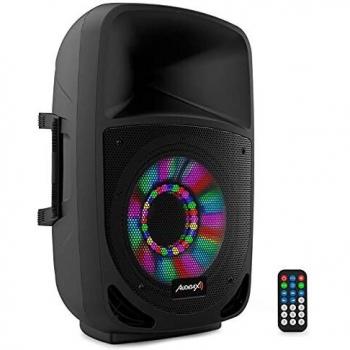 Audibax Vegas 10 Altavoz Profesional Bluetooth 10 + Motor 1 Pulgada y Efectos Lumínicos